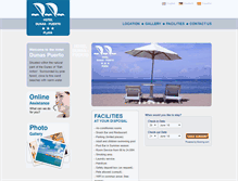 Tablet Screenshot of hoteldunas.es